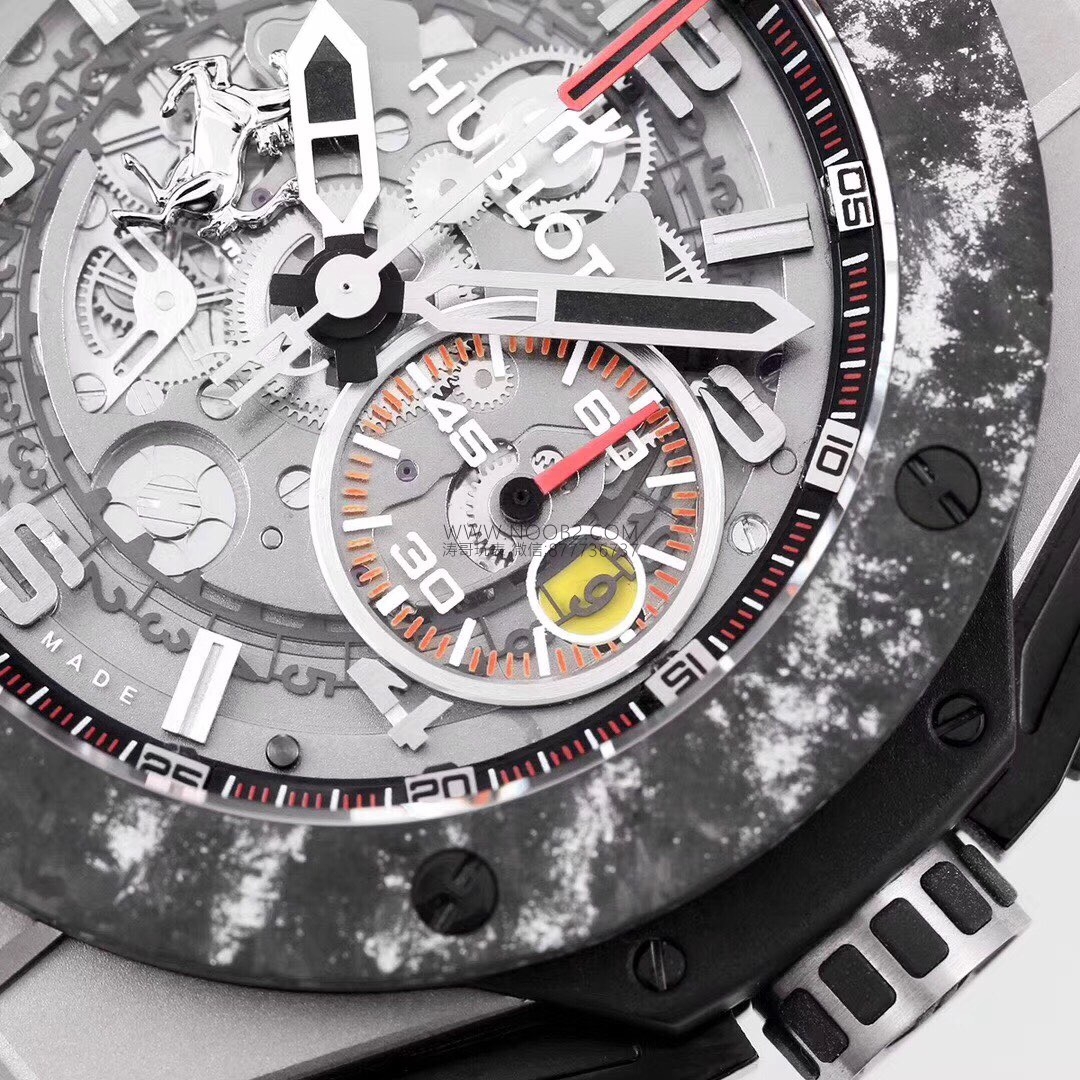 V6 Factory Hublot Big Bang Ferrari Titanium F4 Serisi, Kralların Tacı 401 Fotoğraf İncelemesi — 6. fotoğraf