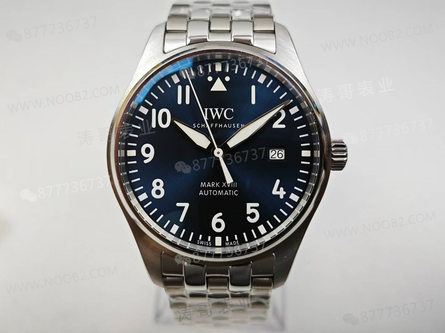 V7 Factory IWC Mark XVIII Le Petit Prince çelik bilezik modeli bir bakışta belli oluyor mu? — 2. fotoğraf