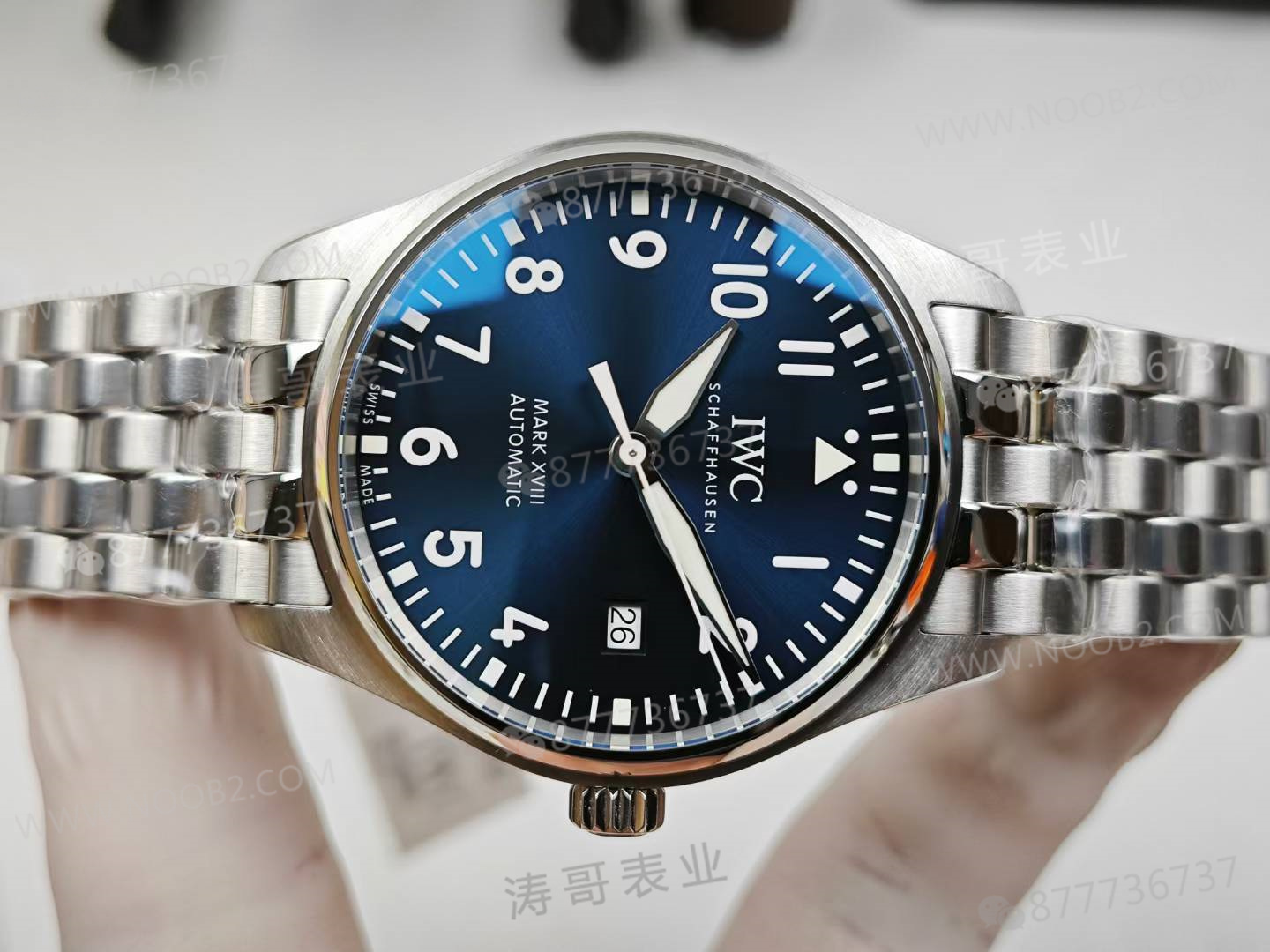 V7 Factory IWC Mark XVIII Le Petit Prince çelik bilezik modeli bir bakışta belli oluyor mu? — 5. fotoğraf