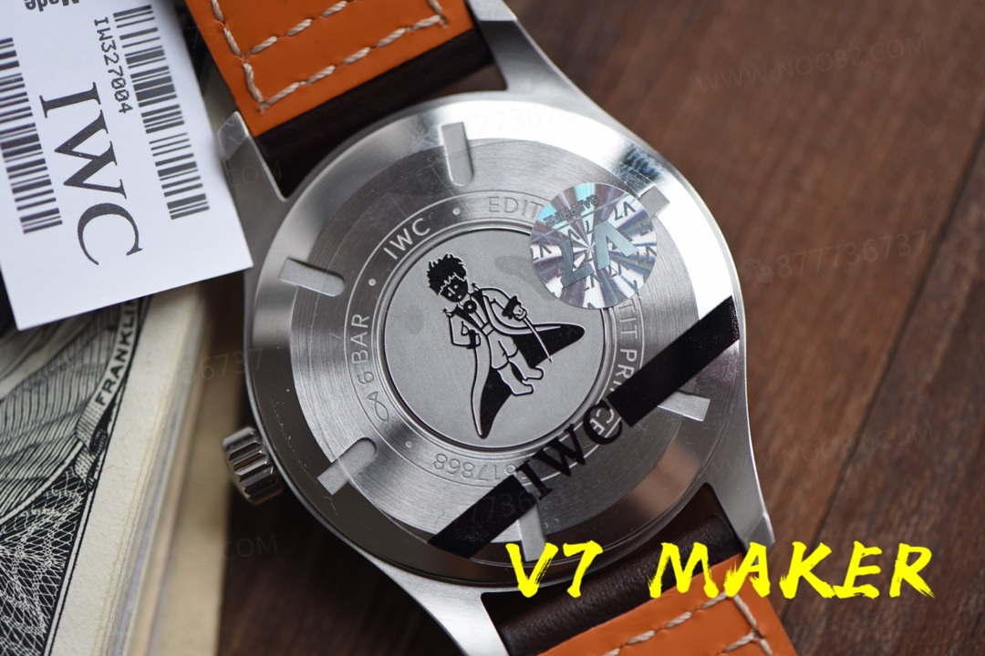 V7 Factory IWC Mark XVIII mavi kadranlı Le Petit Prince V2 versiyonunun kalitesi ve işçiliği nasıl? — 5. fotoğraf