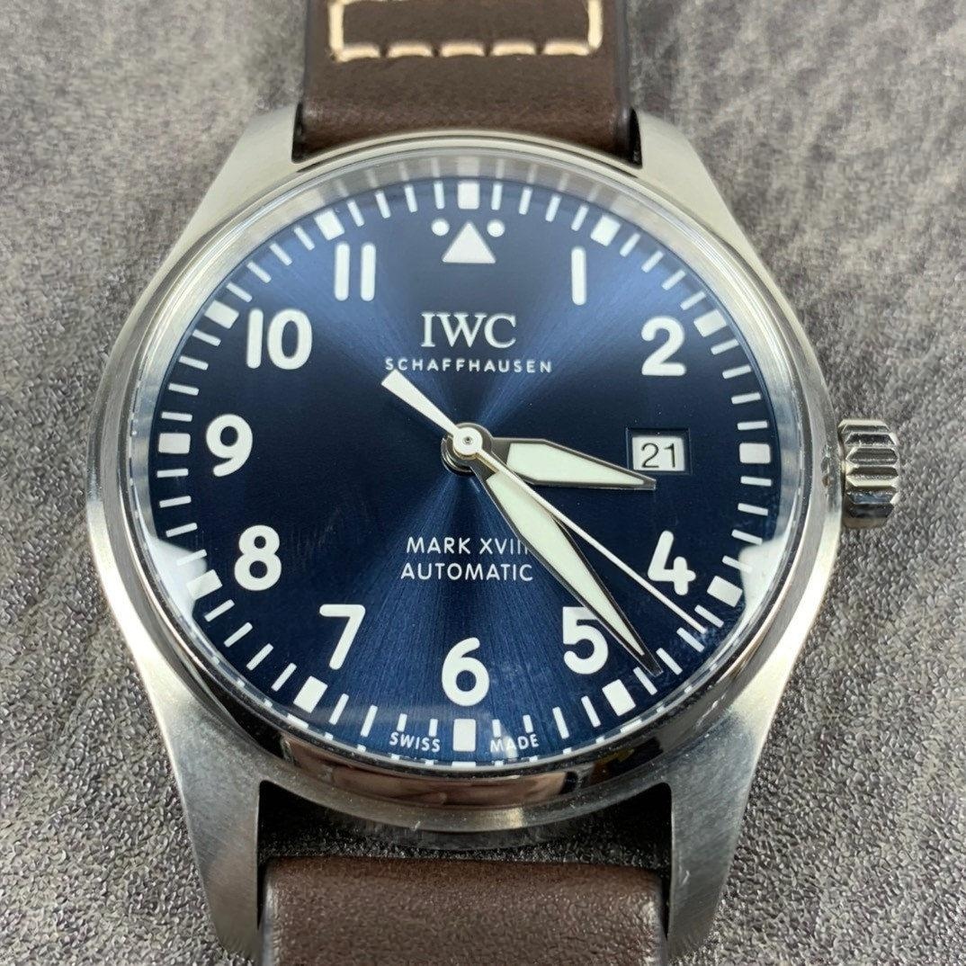 V7 Factory IWC Mark XVIII mavi kadranlı Le Petit Prince V2 versiyonunun kalitesi ve işçiliği nasıl? — 14. fotoğraf
