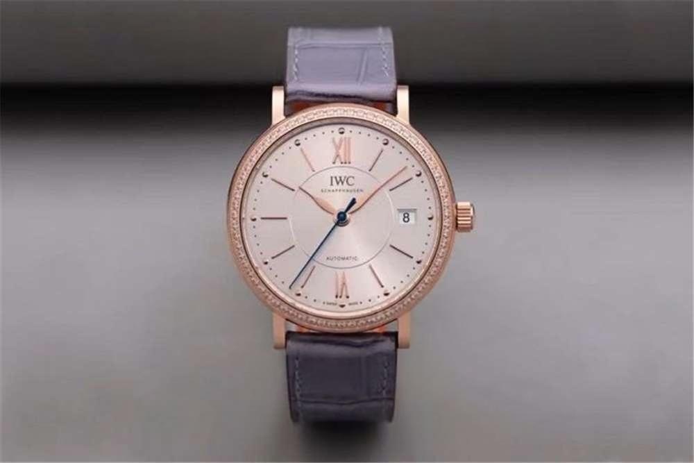 V7 Factory IWC Portofino 37 mm kadın kol saati orijinal karşılaştırma incelemesi — 11. fotoğraf