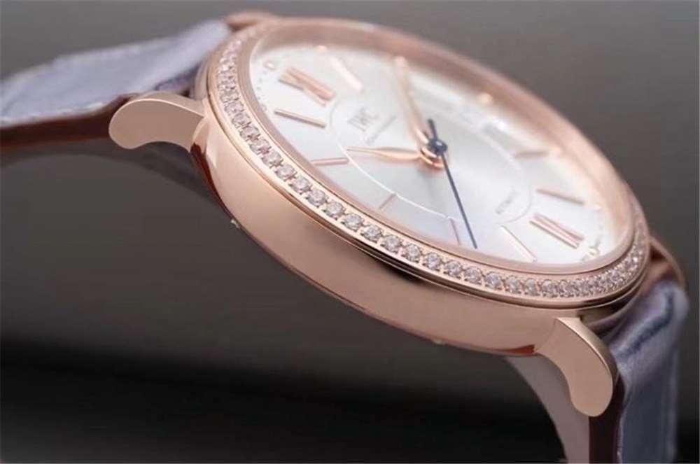 V7 Factory IWC Portofino 37 mm kadın kol saati orijinal karşılaştırma incelemesi — 15. fotoğraf