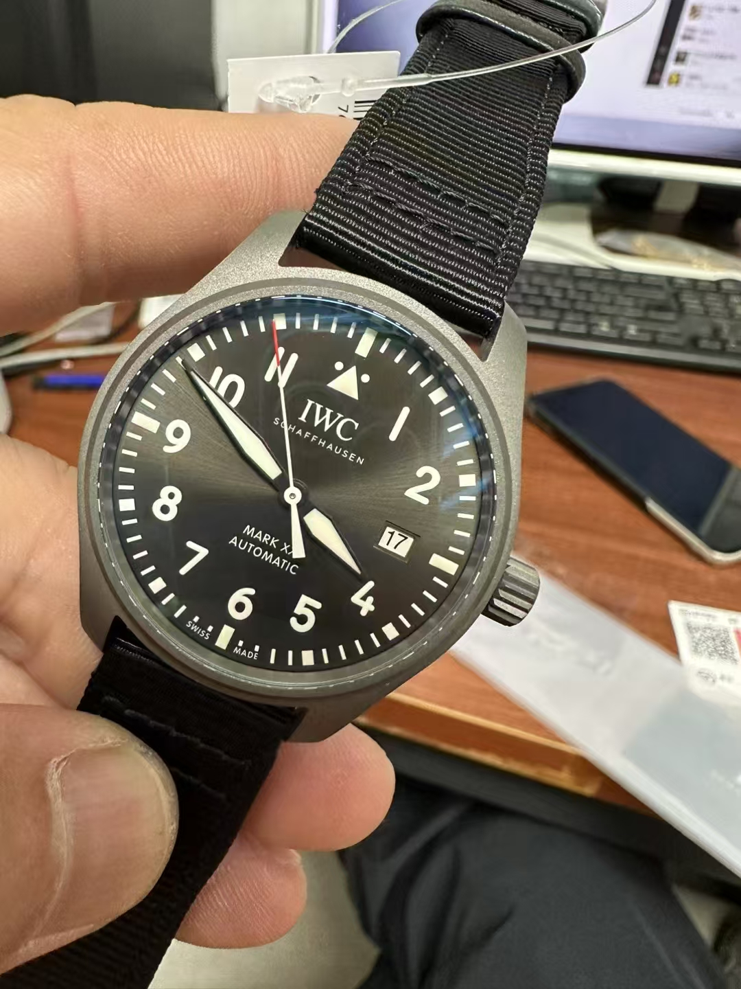 Replika IWC Mark XX Titanyum
