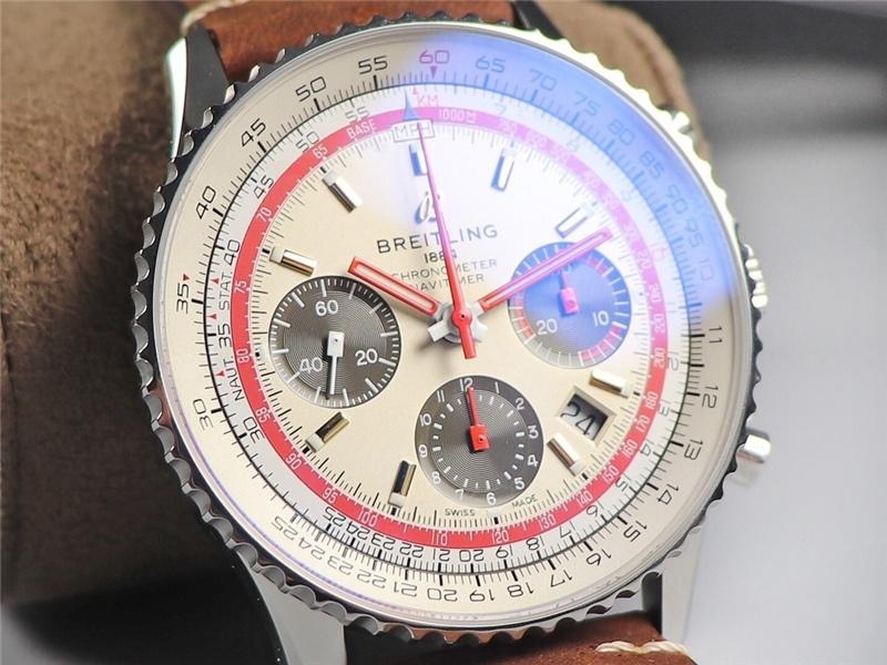 V9 Factory Breitling Navitimer B01 Beyaz Kadran TWA — 3. fotoğraf