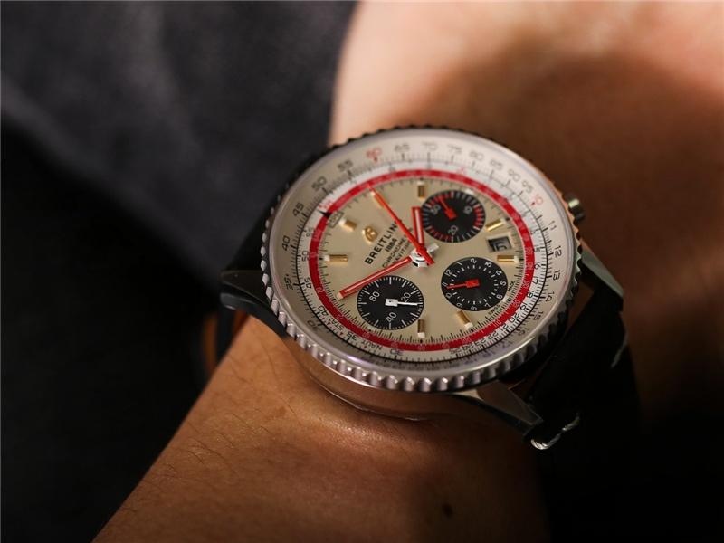V9 Factory Breitling Navitimer B01 Beyaz Kadran TWA — 13. fotoğraf