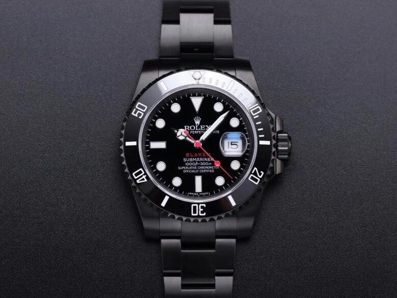 V9 Factory modifiyeli Rolex yeşil su hayaleti blacken saat: karartma etkisi nasıl? — 2. fotoğraf