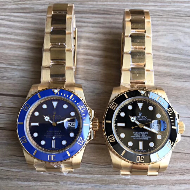VR Factory Altın Rengi Rolex Submariner Replicas