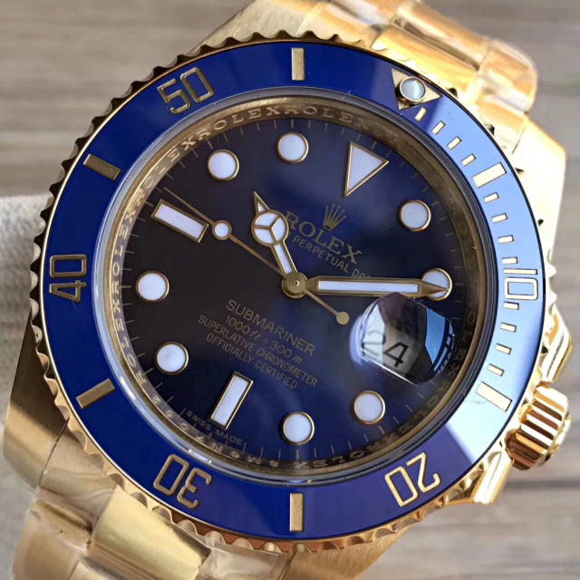 VR Replika Rolex Submariner Mavi Kadran