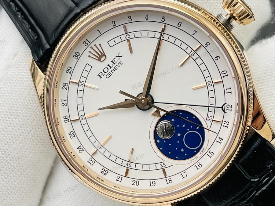 VR Factory Rolex Cellini 50535 çok fonksiyonlu gerçek ay evreli (rose gold) saat incelemesi — 4. fotoğraf