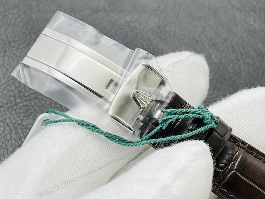 VR Factory Rolex Cellini serisi 50535 çok fonksiyonlu gerçek ay evreli (gümüş) saat incelemesi — 9. fotoğraf