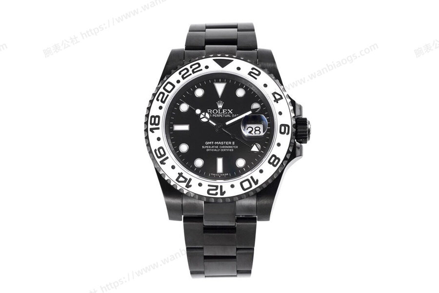 VR Factory Rolex GMT-Master II 116710 Siyah-Altın Çelik Siyah Kadran İnceleme — 1. fotoğraf