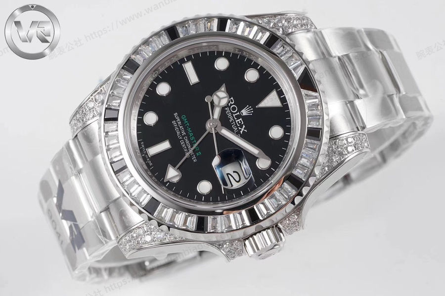 VR Factory Rolex GMT-Master II serisi 116759 SANR-74769 Bril saat incelemesi — 5. fotoğraf