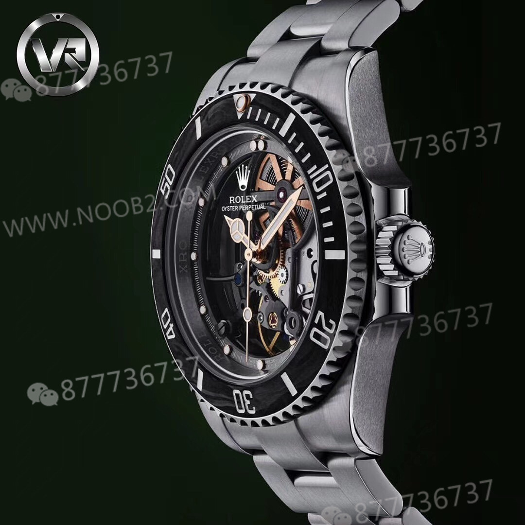VR modifiye Rolex Sub tam iskeletli Submariner kol saati — 15. fotoğraf