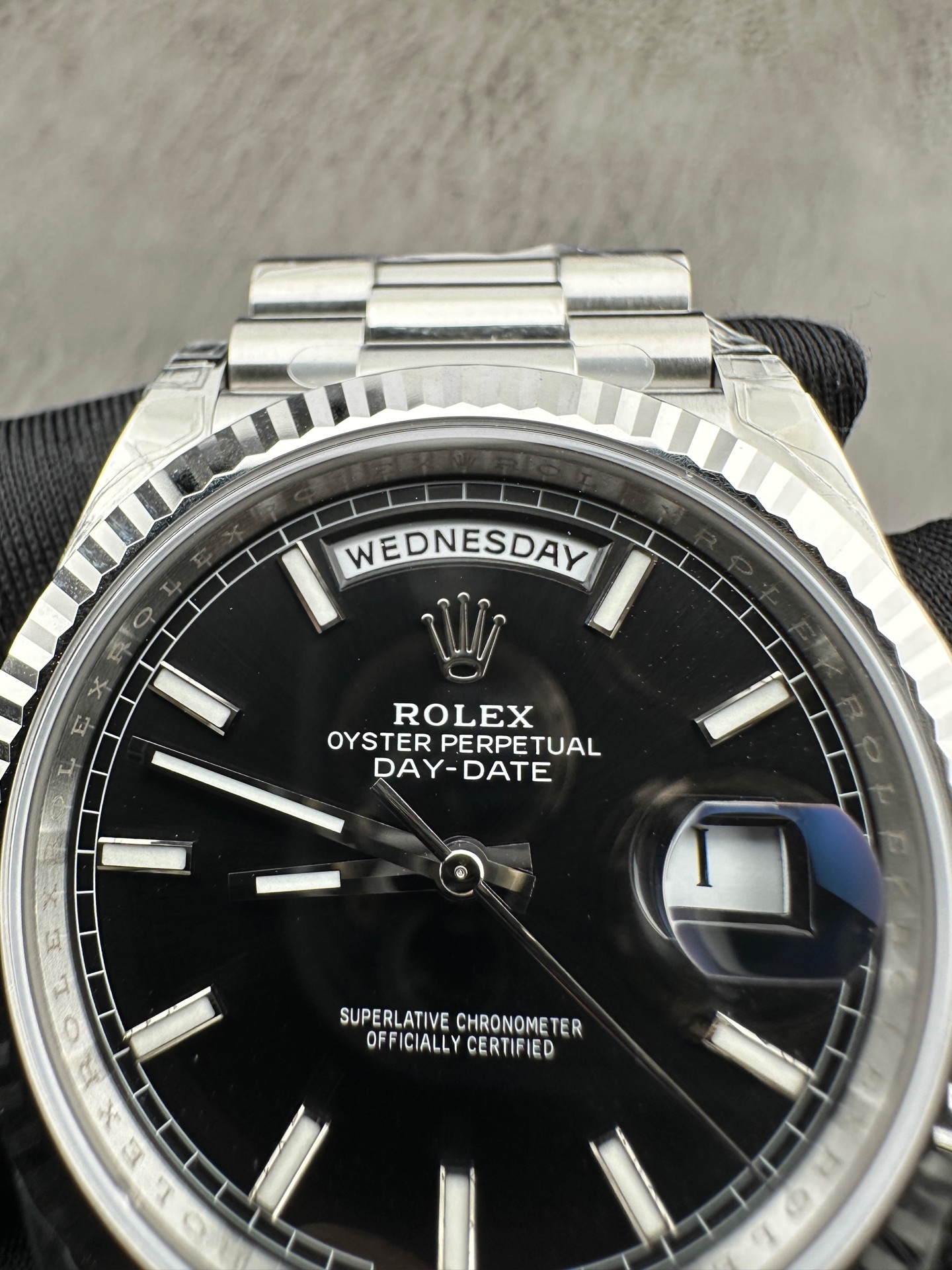 VS Factory 2025 amiral gemisi çalışması | Rolex Day-Date replika zirve sürümü, sınıfının üstünde sert bir güç — 5. fotoğraf