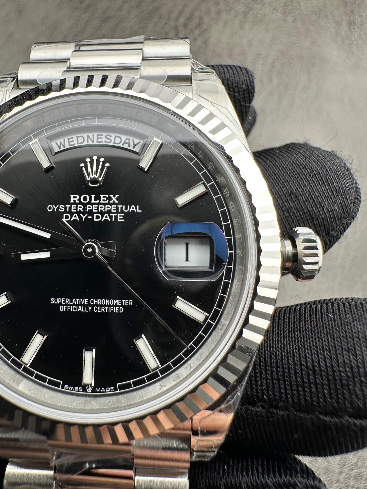 VS Factory 2025 amiral gemisi çalışması | Rolex Day-Date replika zirve sürümü, sınıfının üstünde sert bir güç — 6. fotoğraf