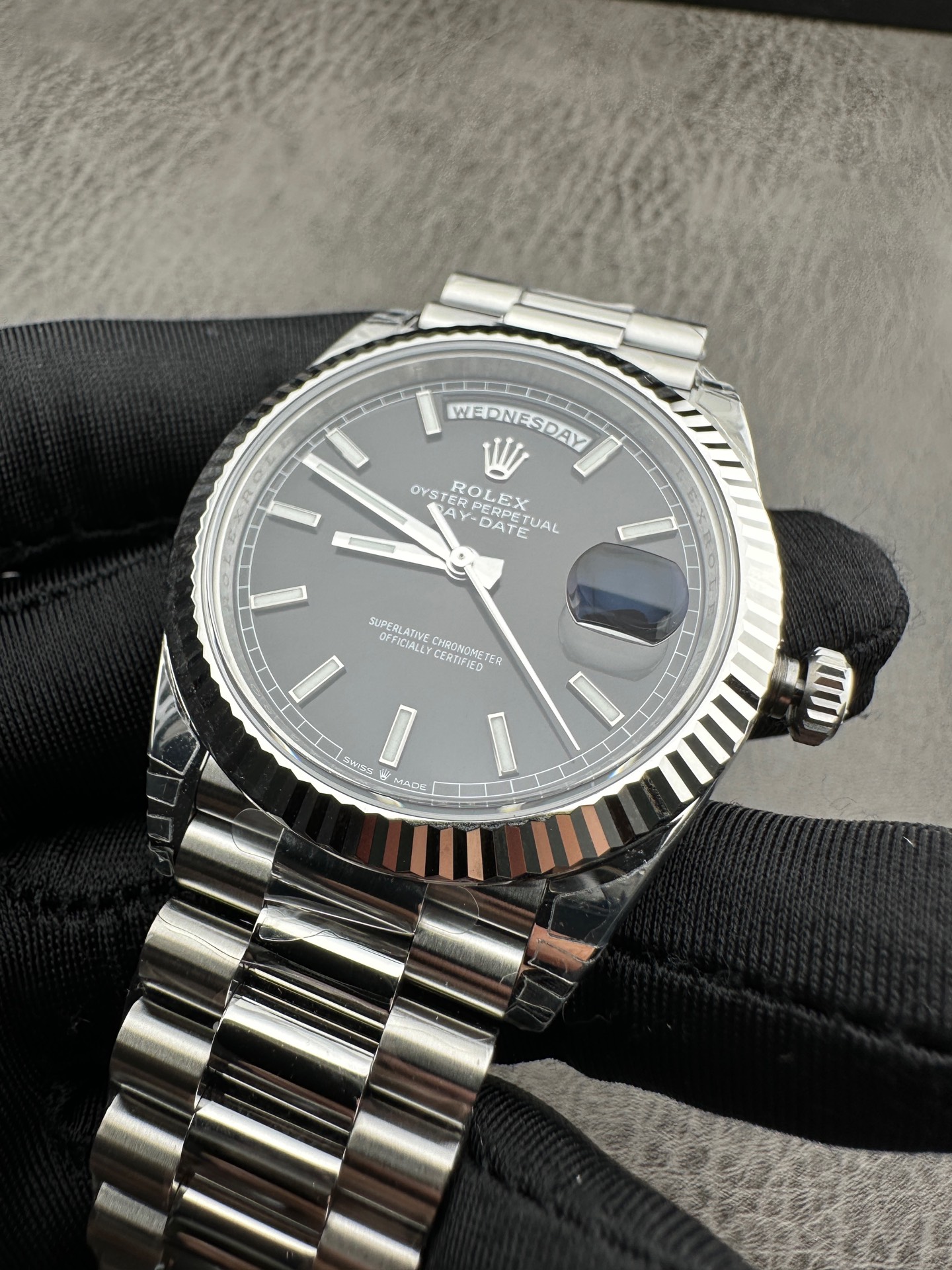 VS Factory 2025 amiral gemisi çalışması | Rolex Day-Date replika zirve sürümü, sınıfının üstünde sert bir güç — 12. fotoğraf