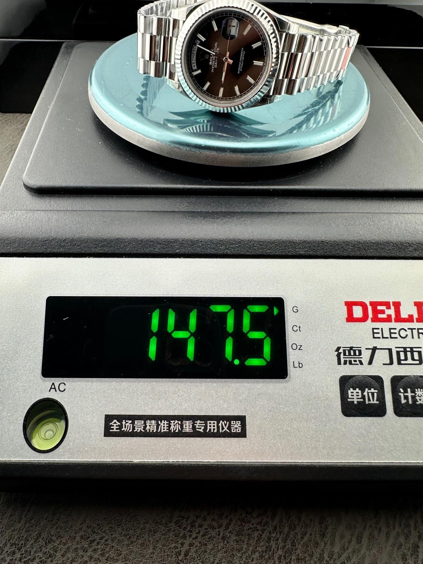 VS Factory 2025 amiral gemisi çalışması | Rolex Day-Date replika zirve sürümü, sınıfının üstünde sert bir güç — 13. fotoğraf
