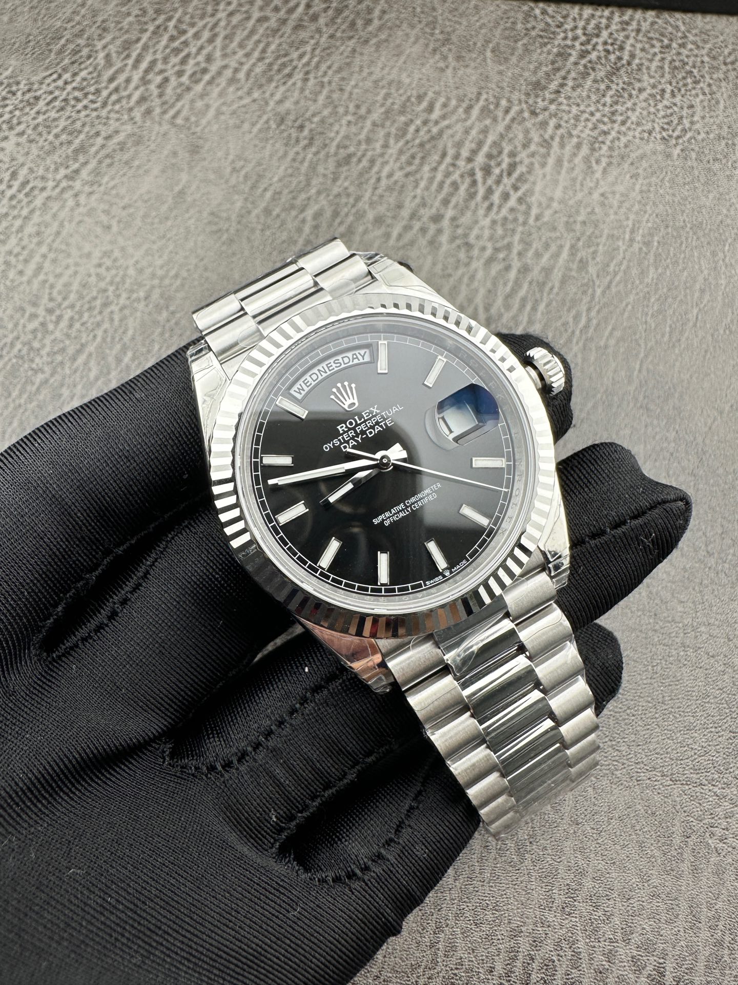 VS Factory 2025 amiral gemisi çalışması | Rolex Day-Date replika zirve sürümü, sınıfının üstünde sert bir güç — 14. fotoğraf
