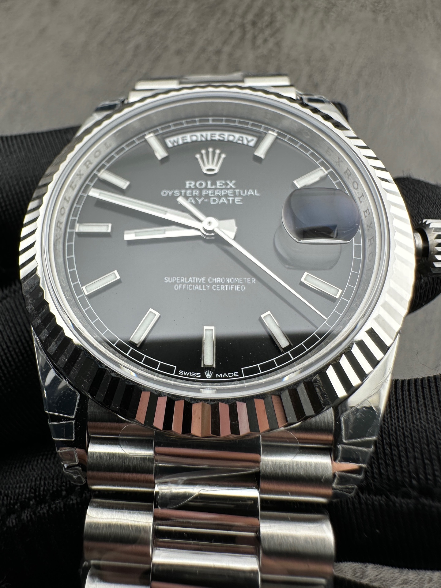 VS Factory 2025 amiral gemisi çalışması | Rolex Day-Date replika zirve sürümü, sınıfının üstünde sert bir güç — 16. fotoğraf