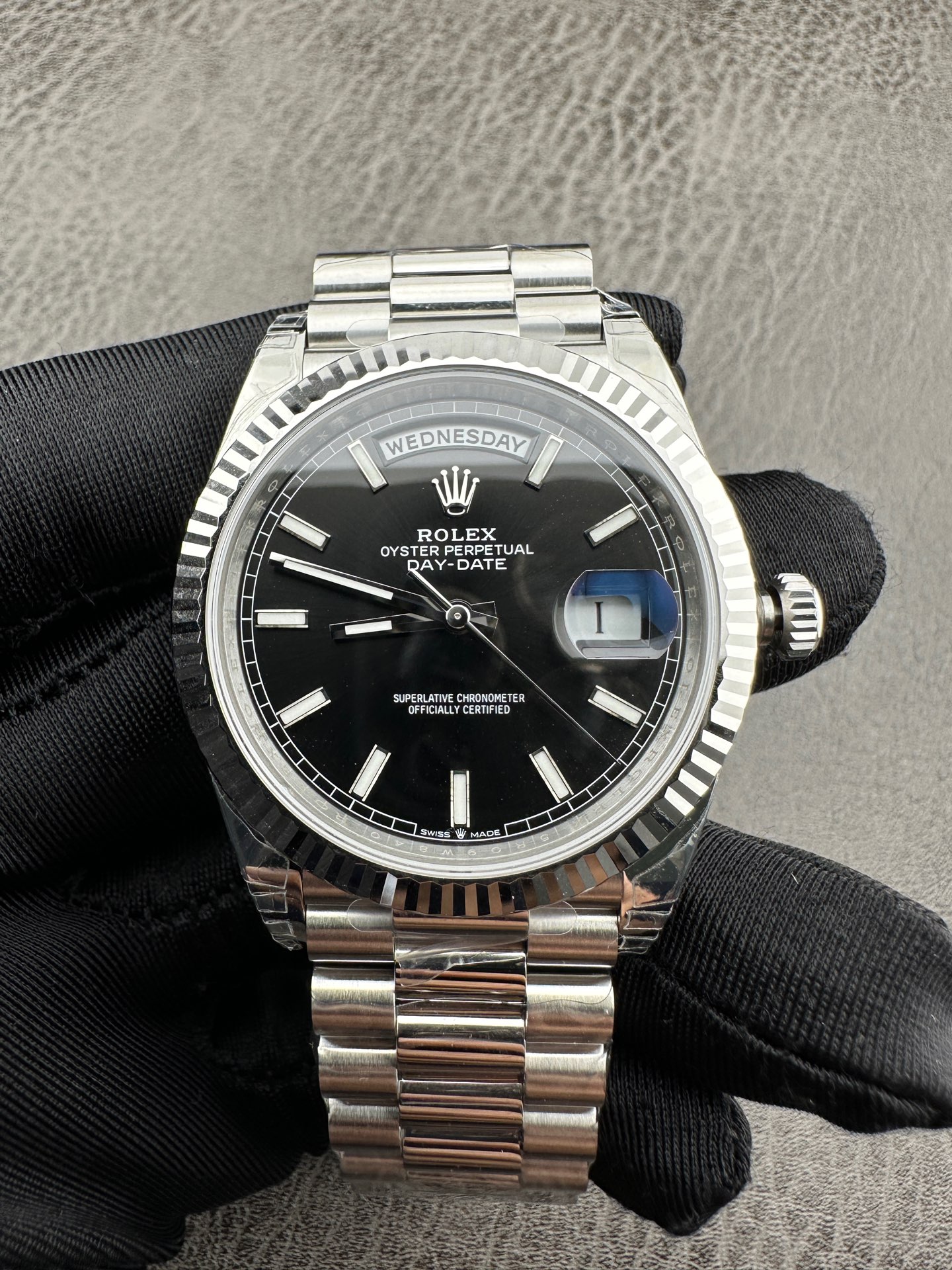 VS Factory 2025 amiral gemisi çalışması | Rolex Day-Date replika zirve sürümü, sınıfının üstünde sert bir güç — 17. fotoğraf