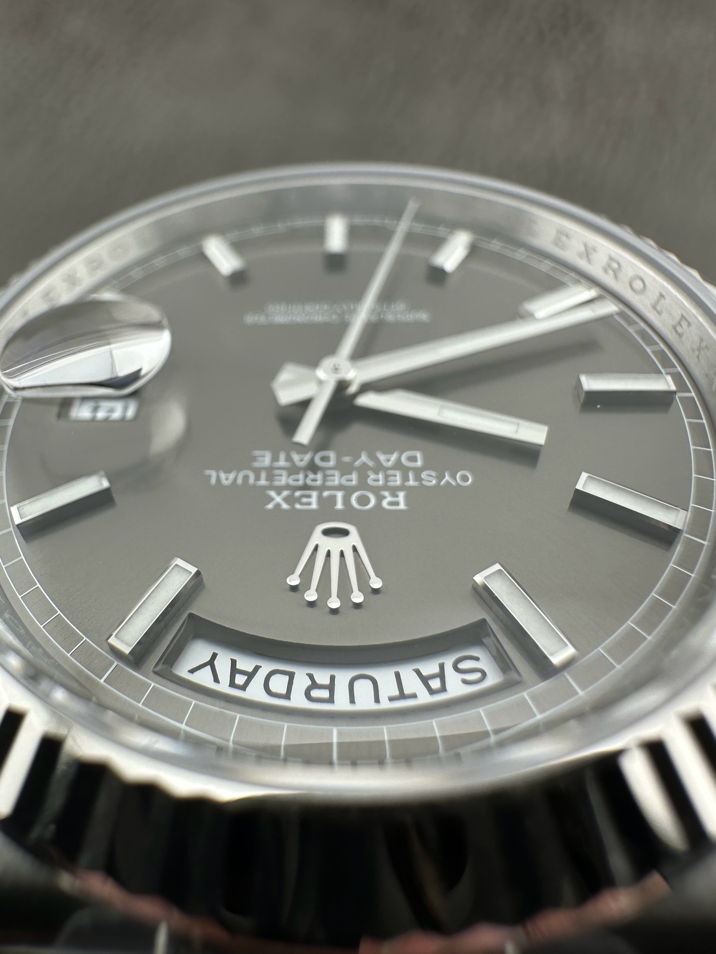 VS Factory 2025 amiral gemisi çalışması | Rolex Day-Date replika zirve sürümü, sınıfının üstünde sert bir güç — 26. fotoğraf