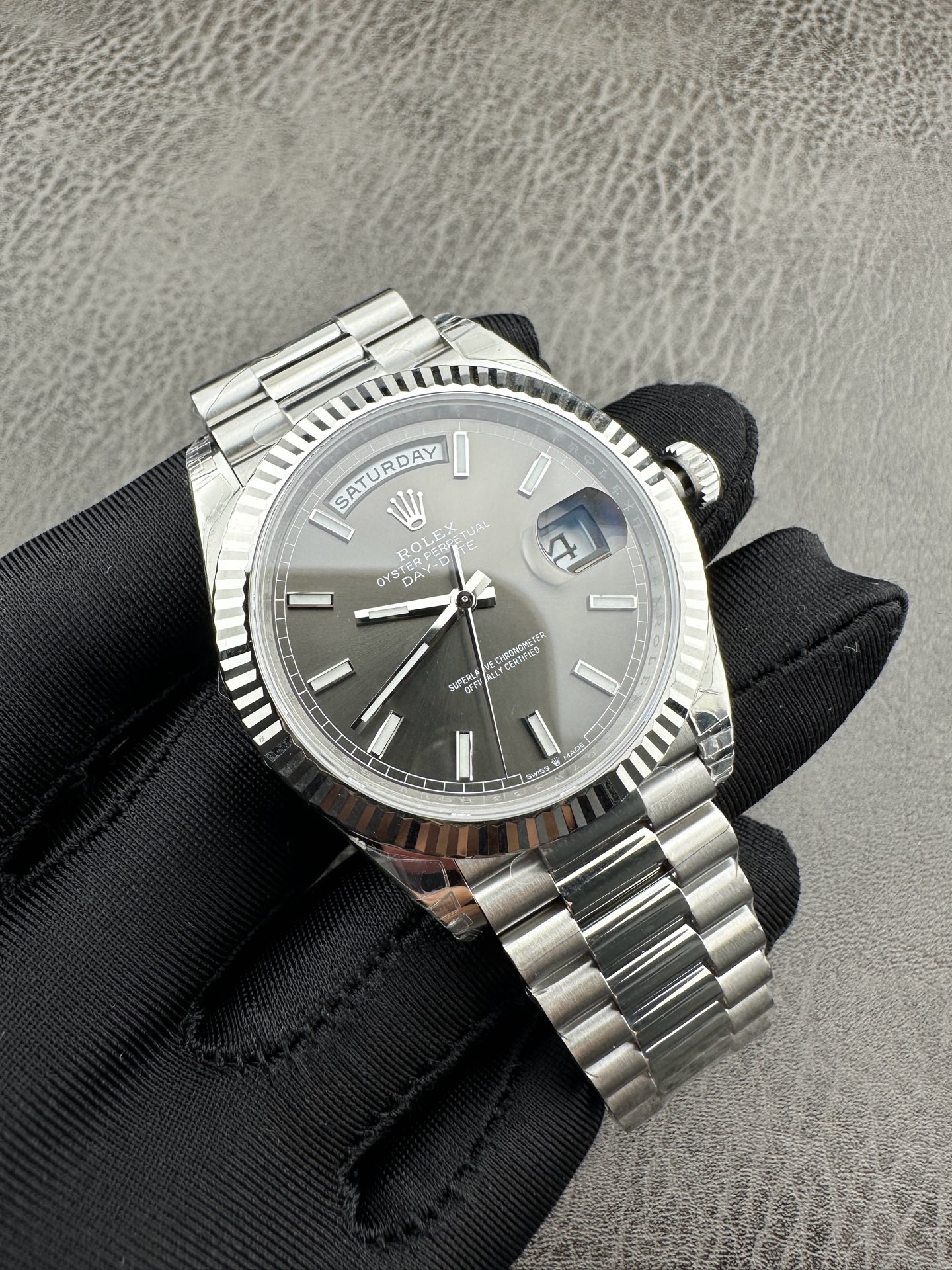 VS Factory 2025 amiral gemisi çalışması | Rolex Day-Date replika zirve sürümü, sınıfının üstünde sert bir güç — 32. fotoğraf