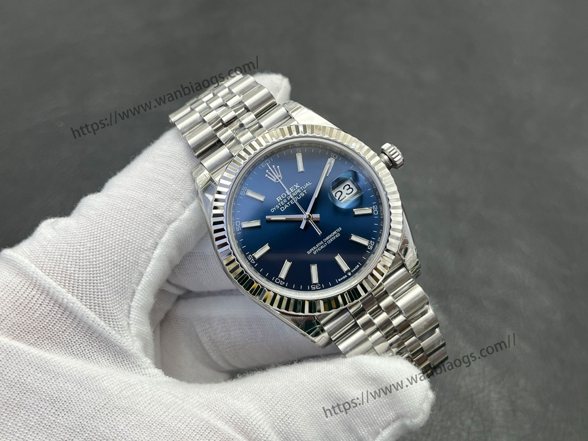 VS Factory 2025 usta işçiliğiyle: Rolex Datejust 41 MM serisi profesyonel seviye replika saat — 5. fotoğraf