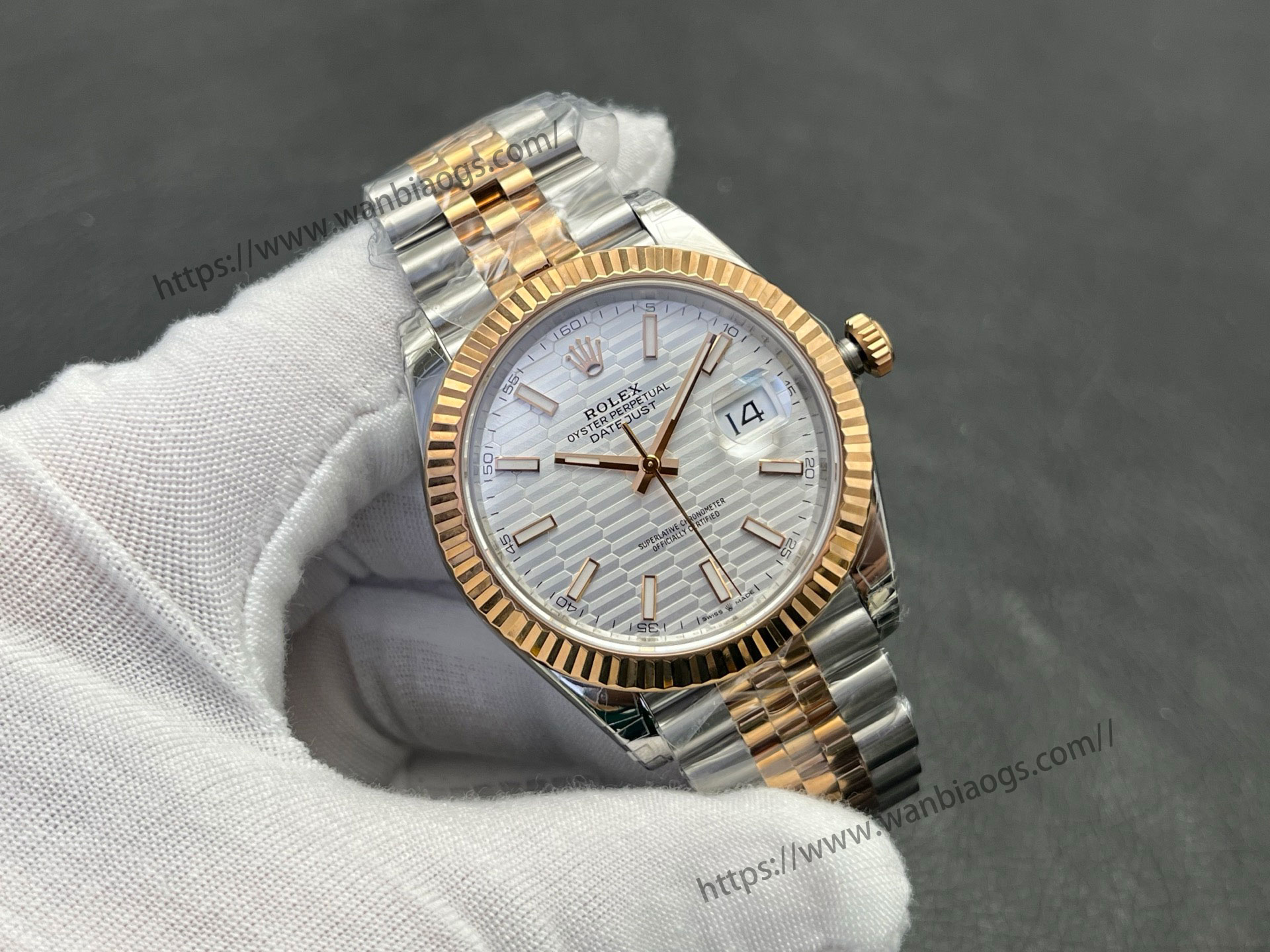 VS Factory 2025 usta işçiliğiyle: Rolex Datejust 41 MM serisi profesyonel seviye replika saat — 126. fotoğraf