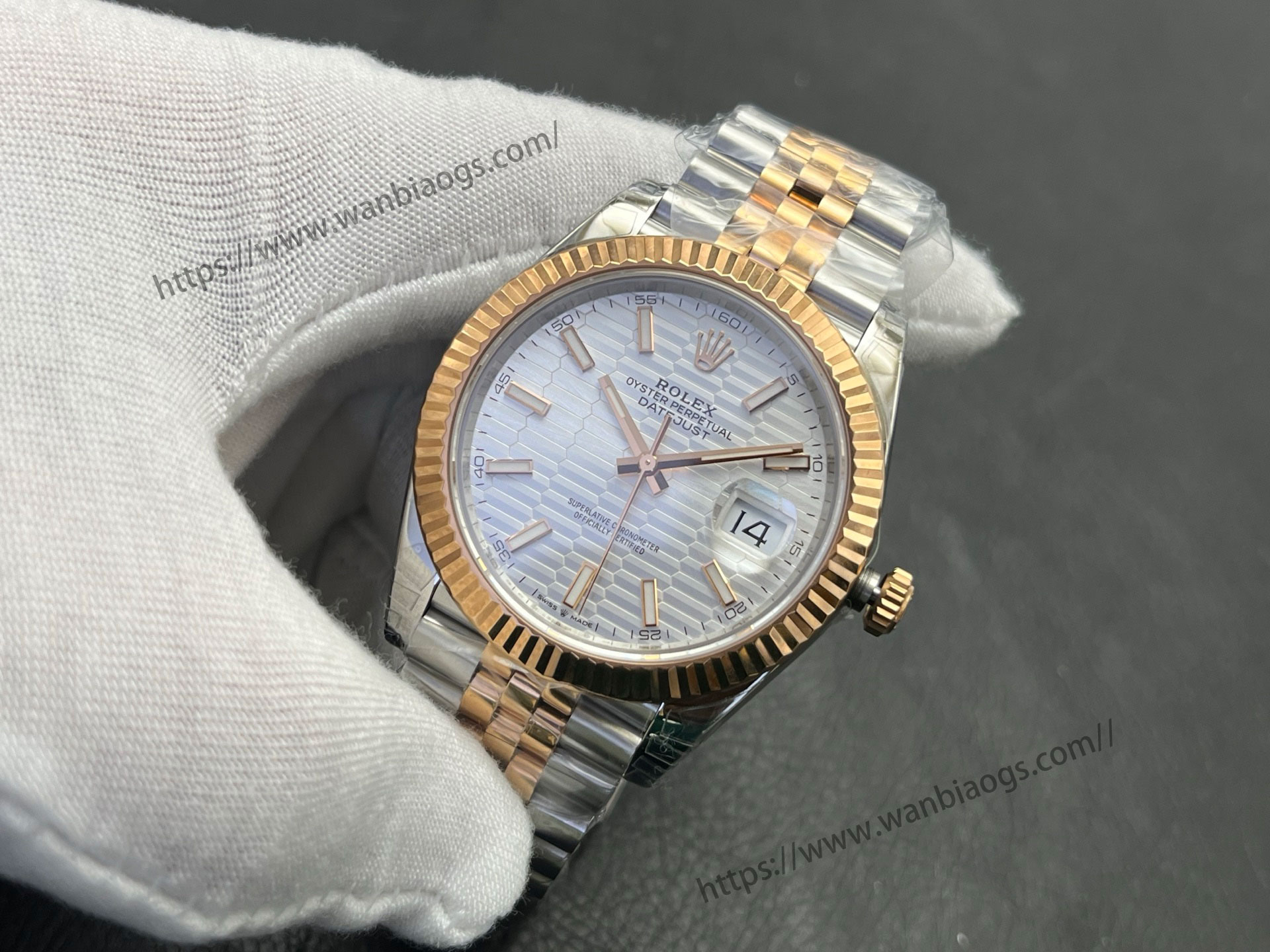 VS Factory 2025 usta işçiliğiyle: Rolex Datejust 41 MM serisi profesyonel seviye replika saat — 129. fotoğraf