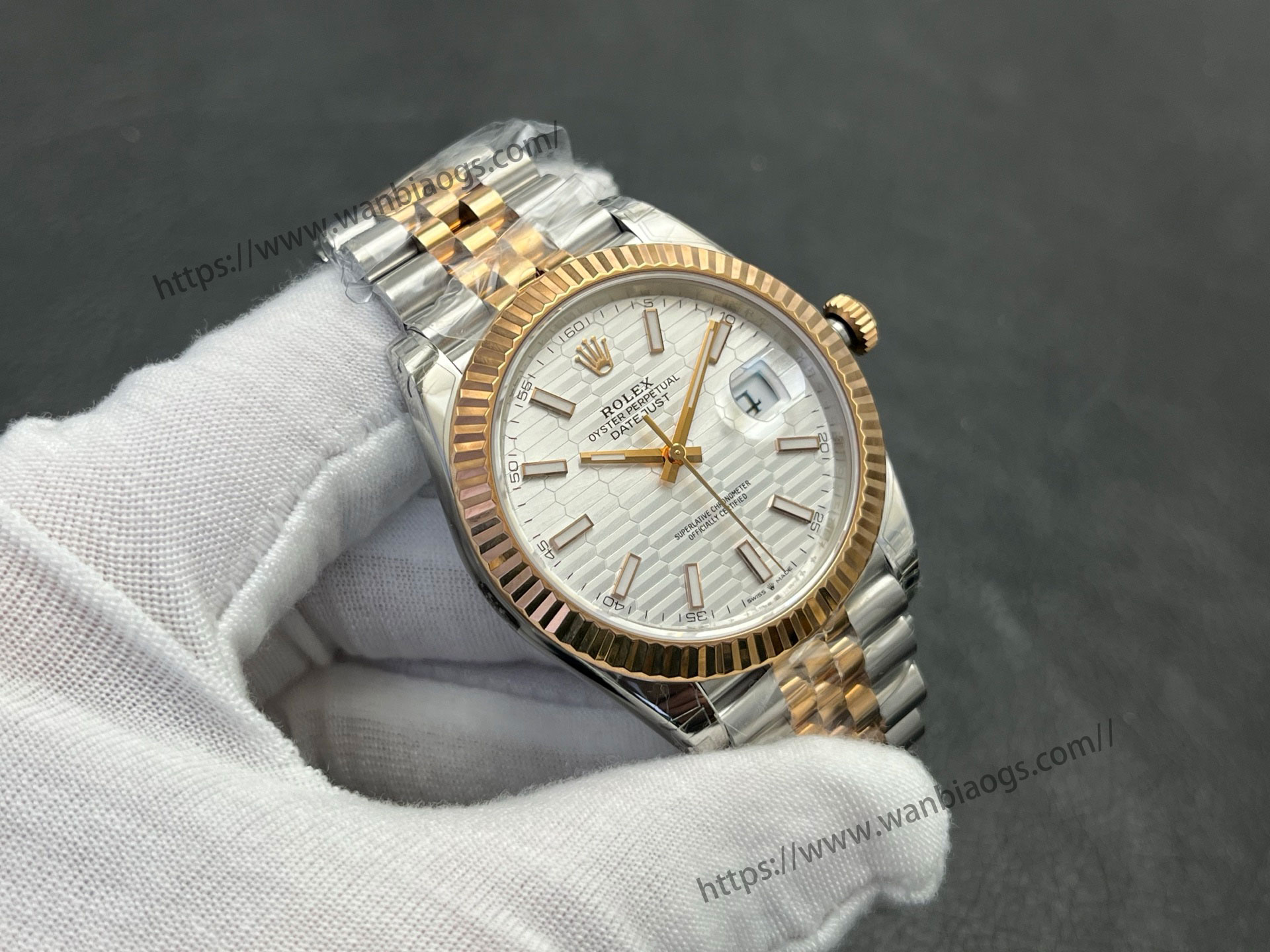 VS Factory 2025 usta işçiliğiyle: Rolex Datejust 41 MM serisi profesyonel seviye replika saat — 131. fotoğraf