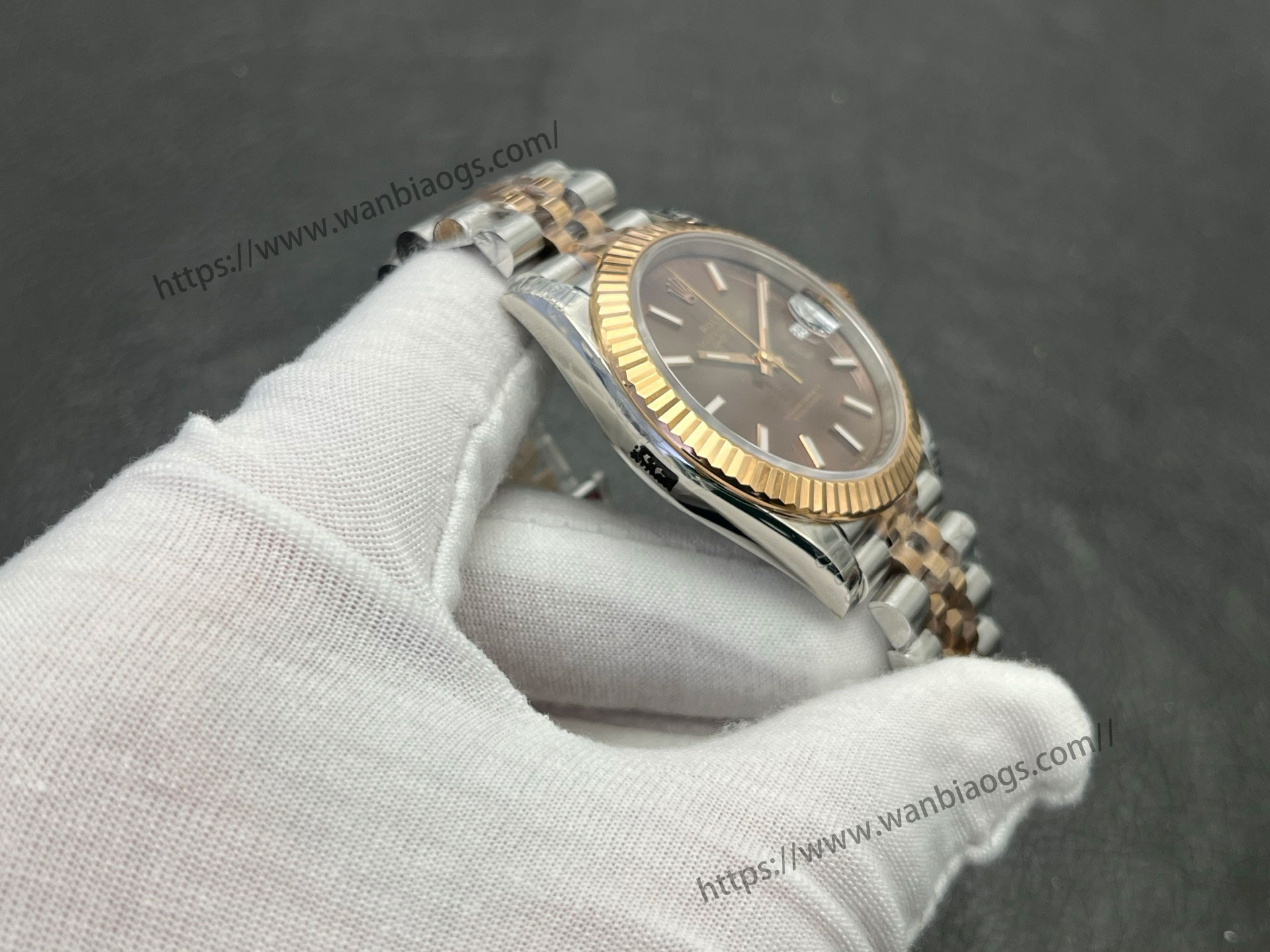 VS Factory 2025 usta işçiliğiyle: Rolex Datejust 41 MM serisi profesyonel seviye replika saat — 16. fotoğraf