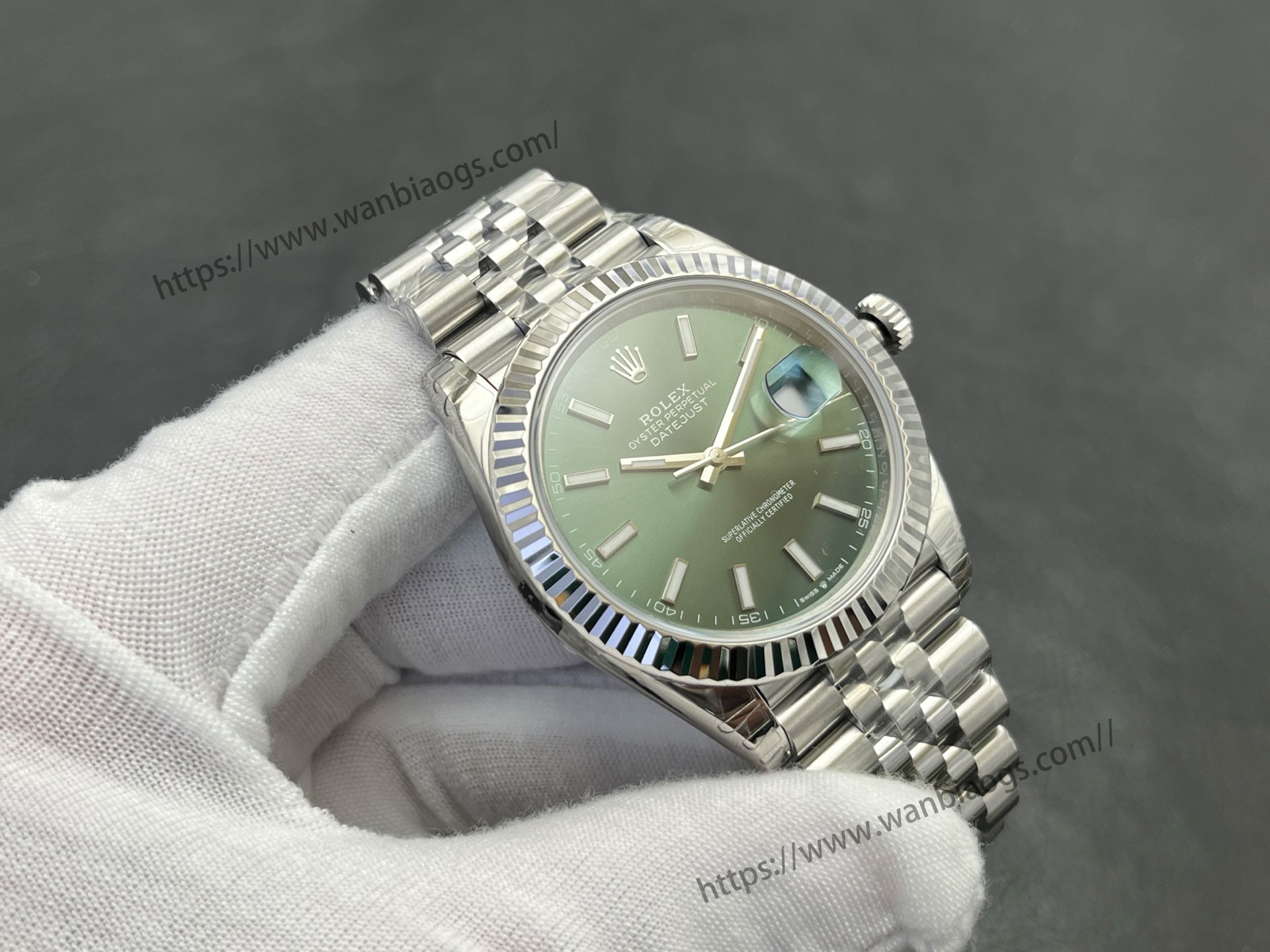 VS Factory 2025 usta işçiliğiyle: Rolex Datejust 41 MM serisi profesyonel seviye replika saat — 21. fotoğraf
