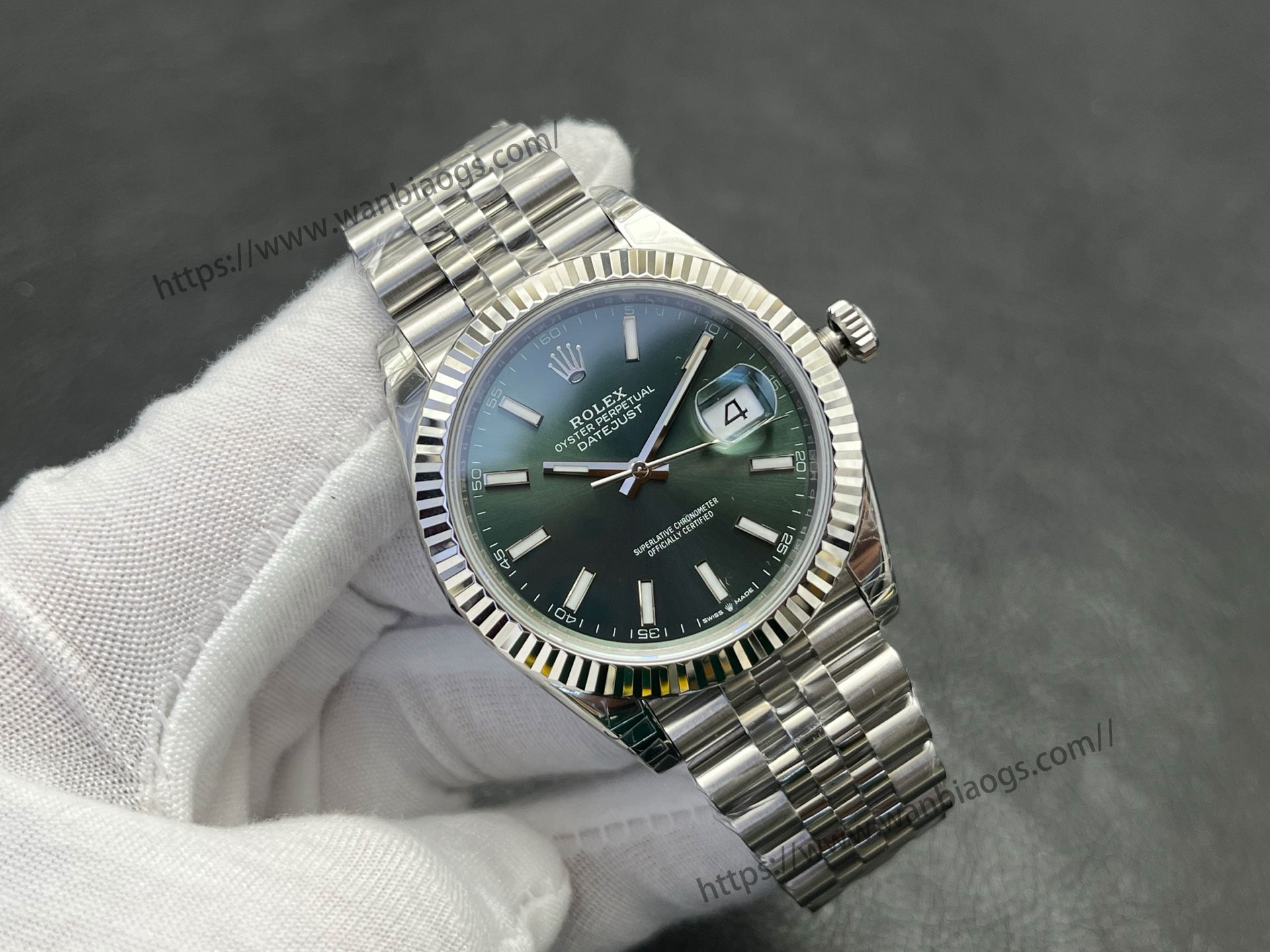 VS Factory 2025 usta işçiliğiyle: Rolex Datejust 41 MM serisi profesyonel seviye replika saat — 22. fotoğraf