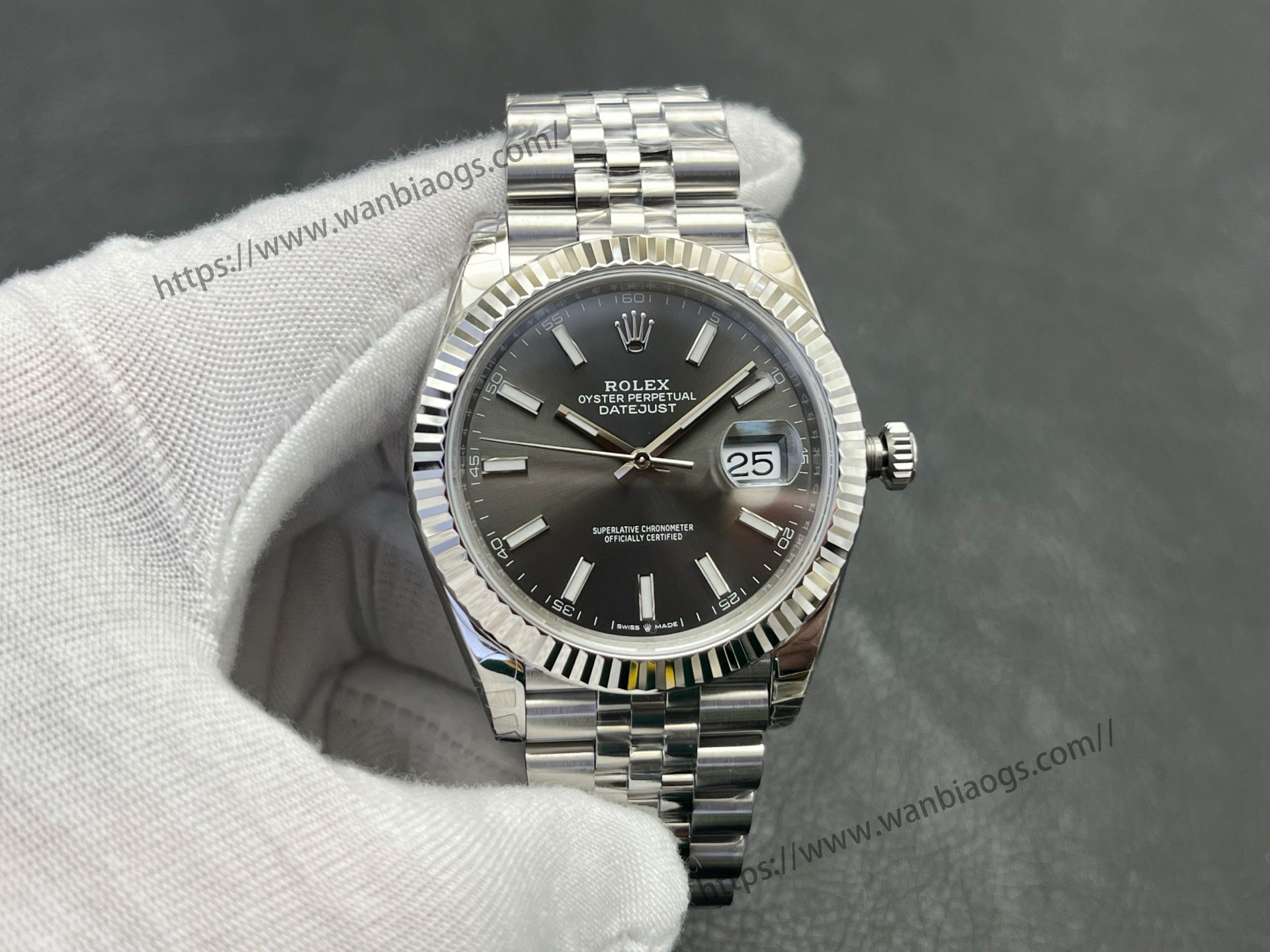 VS Factory 2025 usta işçiliğiyle: Rolex Datejust 41 MM serisi profesyonel seviye replika saat — 28. fotoğraf