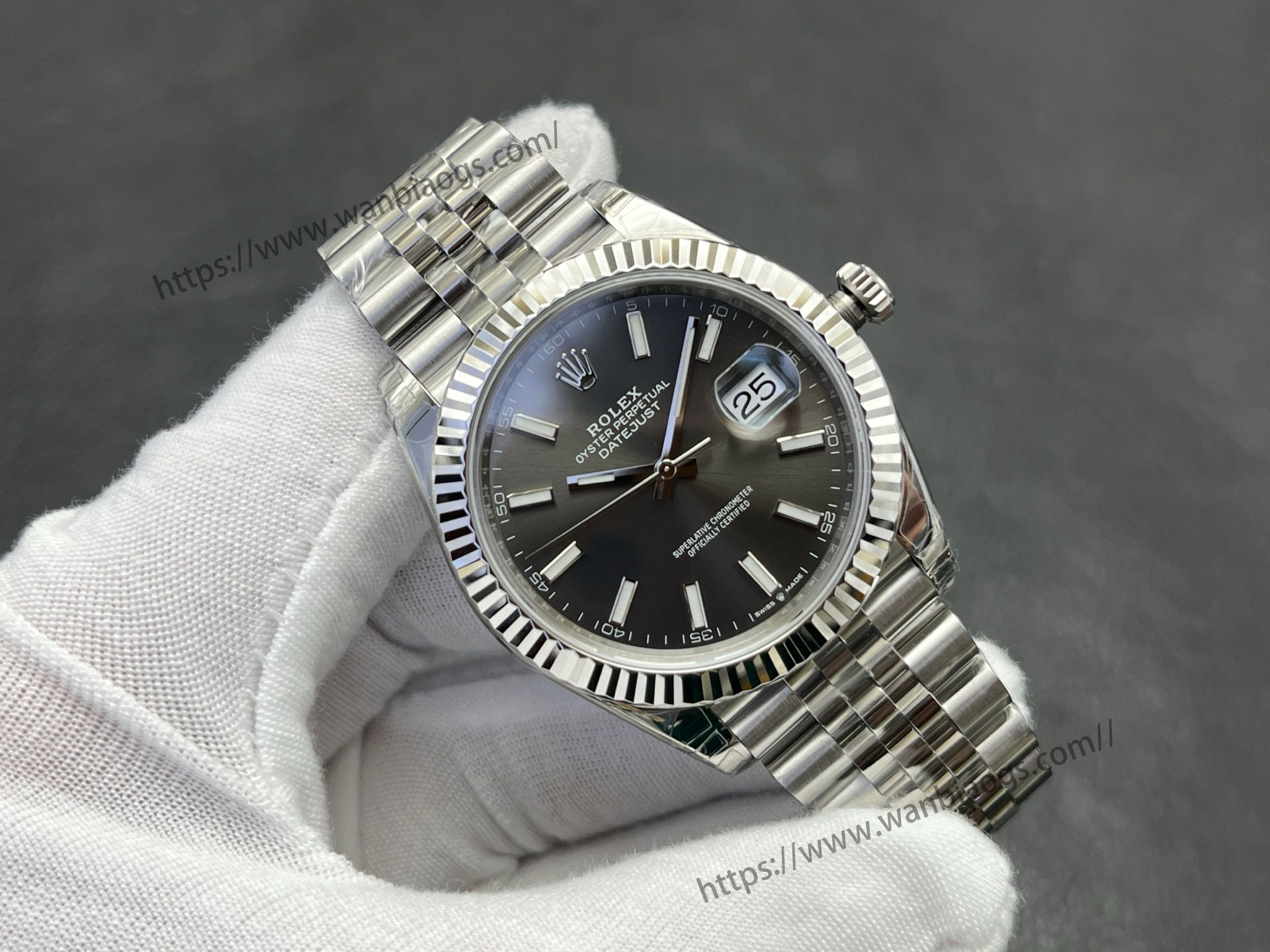 VS Factory 2025 usta işçiliğiyle: Rolex Datejust 41 MM serisi profesyonel seviye replika saat — 29. fotoğraf