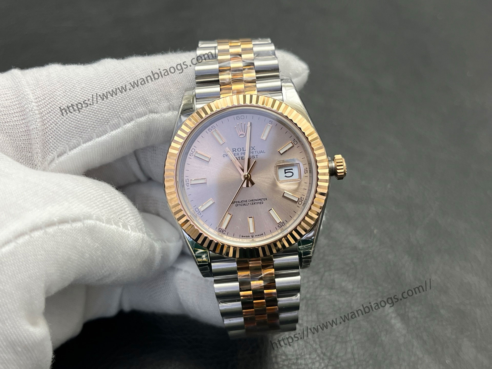 VS Factory 2025 usta işçiliğiyle: Rolex Datejust 41 MM serisi profesyonel seviye replika saat — 64. fotoğraf