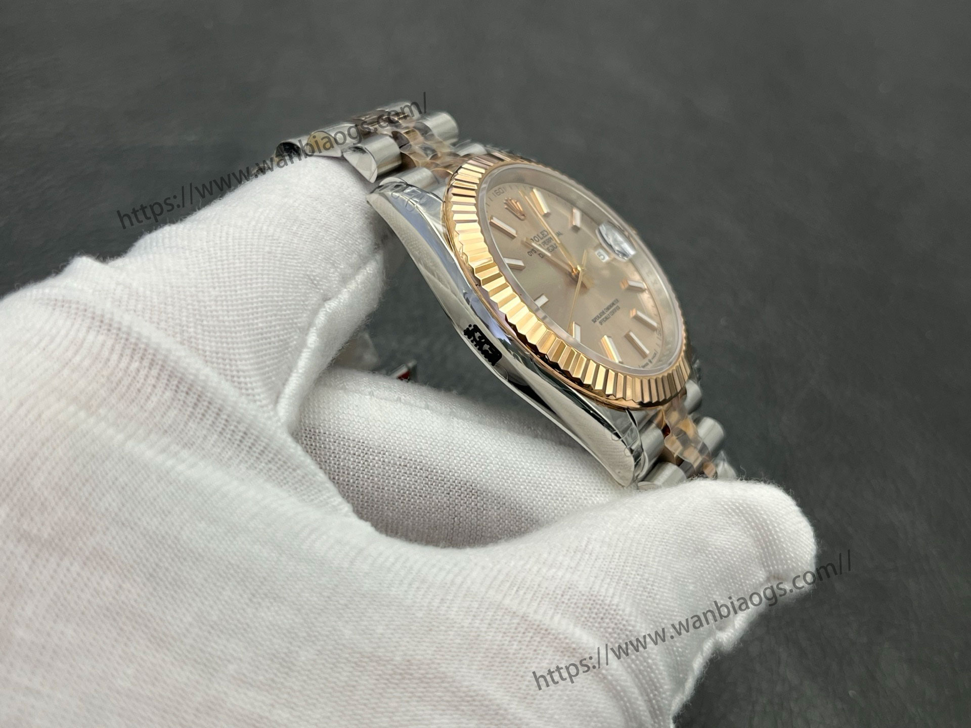 VS Factory 2025 usta işçiliğiyle: Rolex Datejust 41 MM serisi profesyonel seviye replika saat — 66. fotoğraf