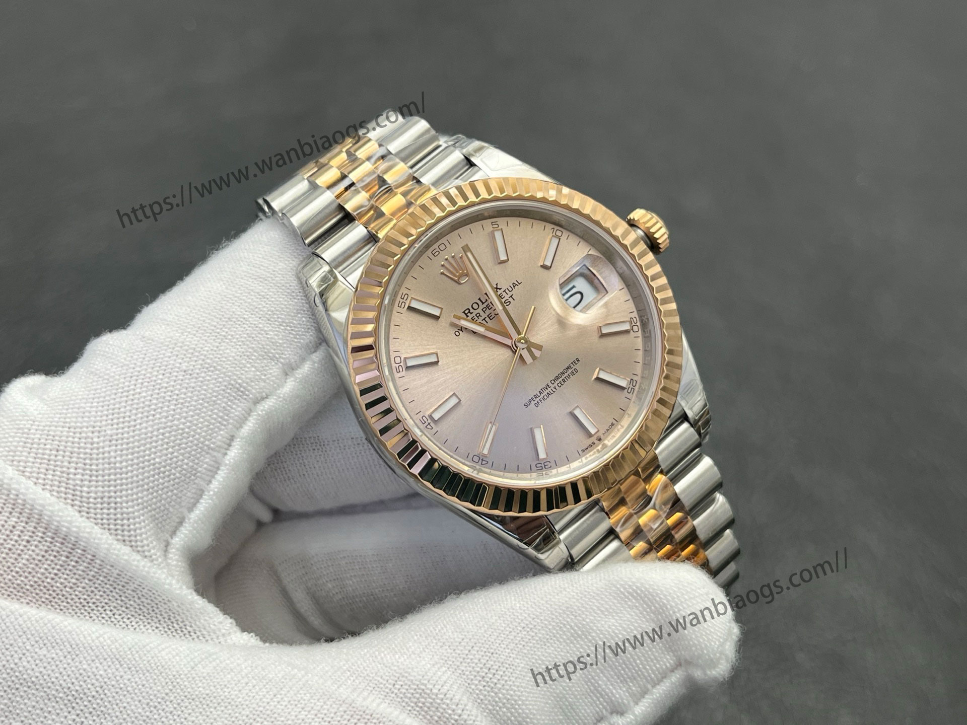 VS Factory 2025 usta işçiliğiyle: Rolex Datejust 41 MM serisi profesyonel seviye replika saat — 68. fotoğraf
