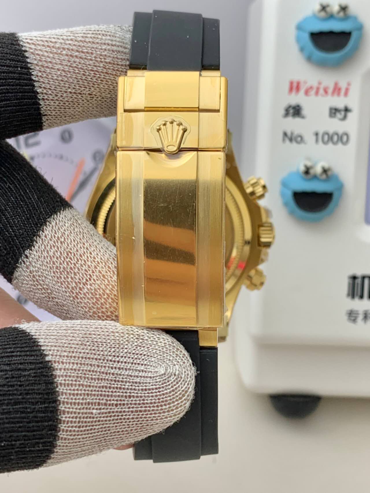 Replika Rolex Daytona 126518 Sarı Altın Toka