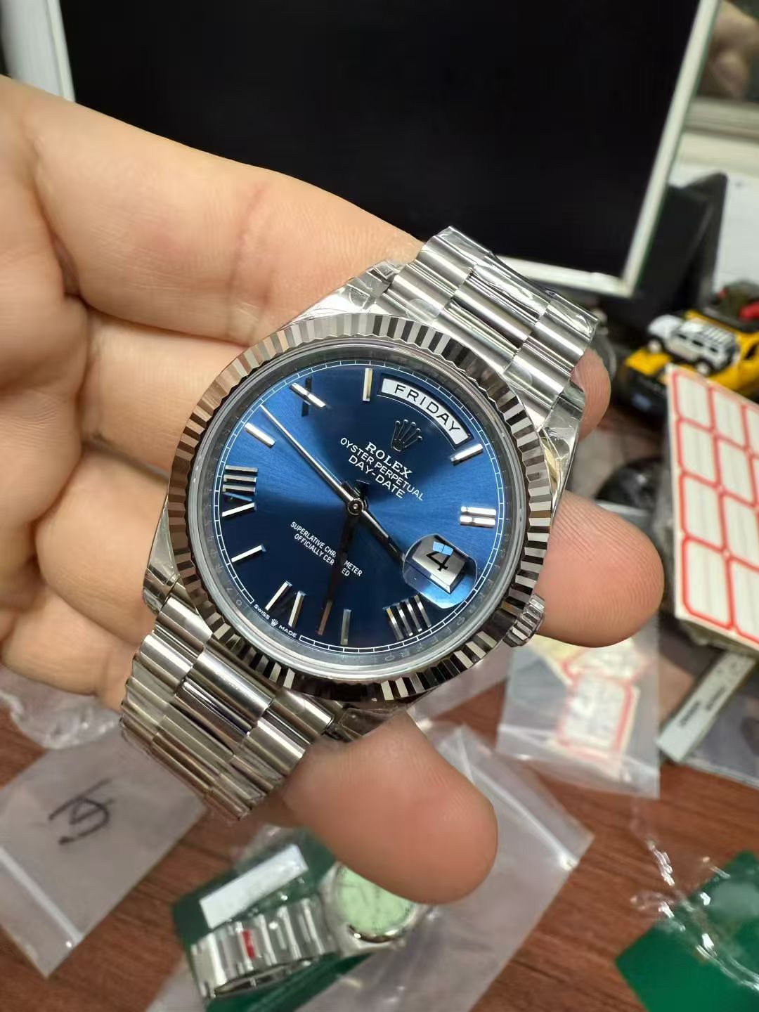 Replika Rolex Day-Date Mavi