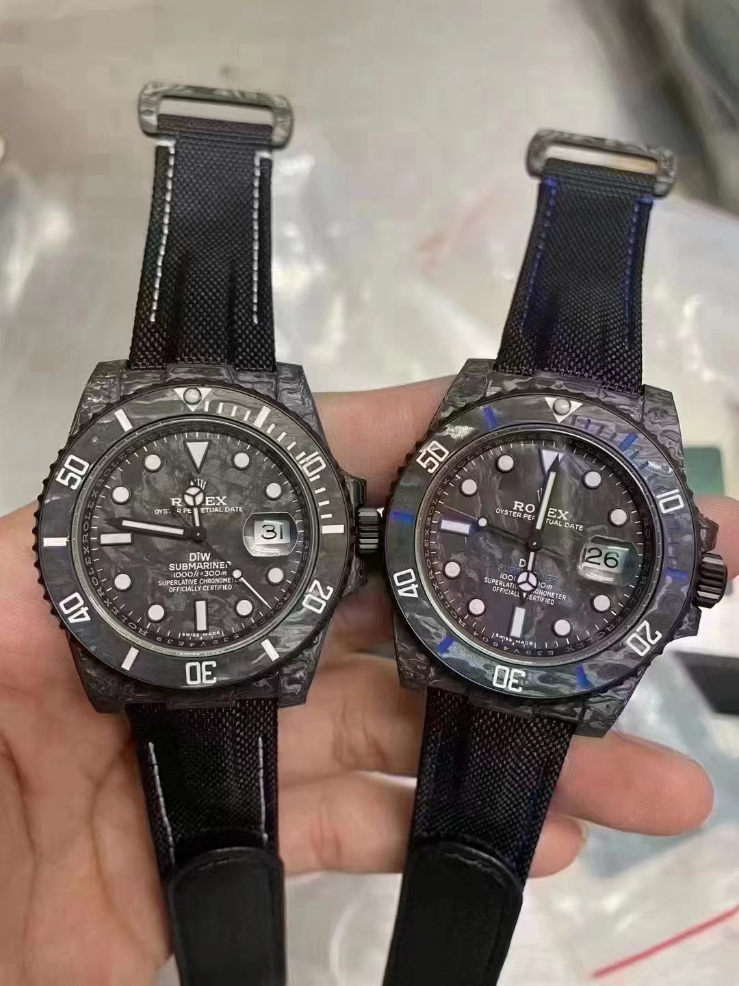 Replika Rolex Submariner Dövme Karbon