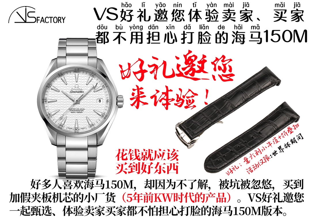 VS Factory Dünya Kupası AQUA TERRA Seamaster 150 metre "Master Co-Axial" saat — 1. fotoğraf
