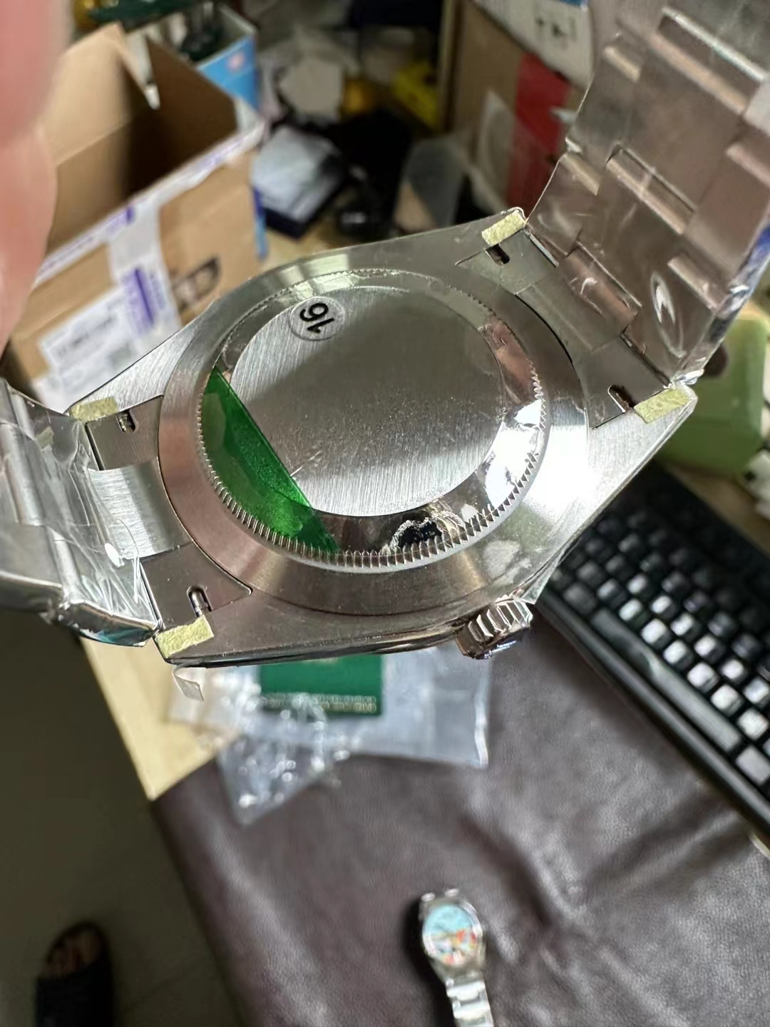 VS Factory Fabrikasından Yeni Gelen Replika Rolex Oyster Perpetual Turkuaz — 16. fotoğraf