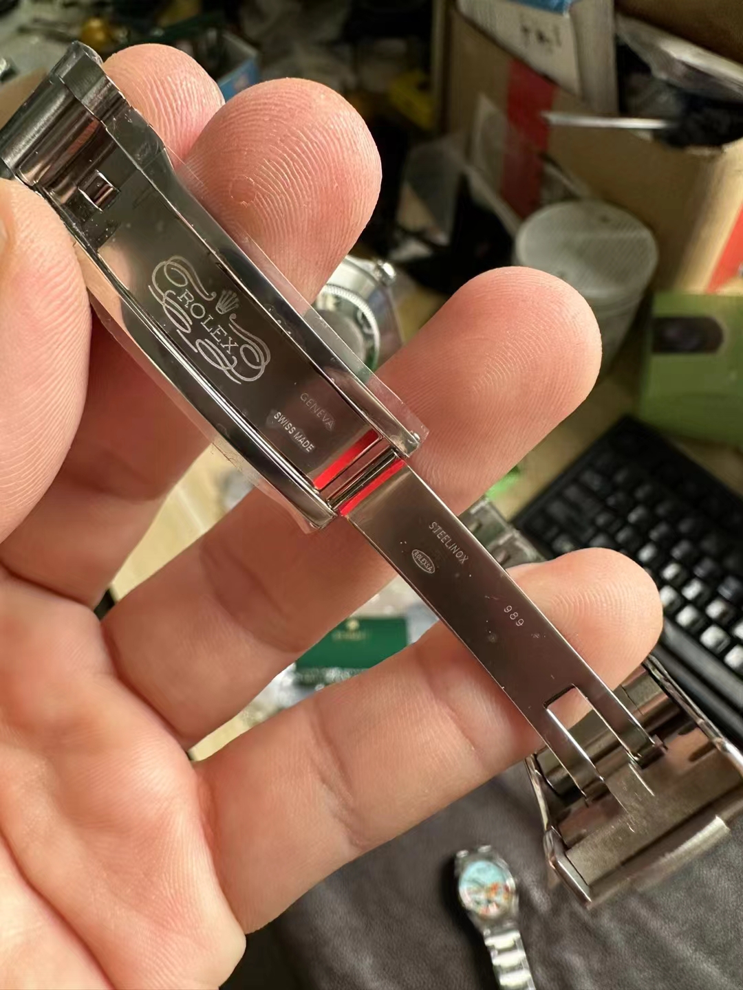 VS Factory Fabrikasından Yeni Gelen Replika Rolex Oyster Perpetual Turkuaz — 18. fotoğraf