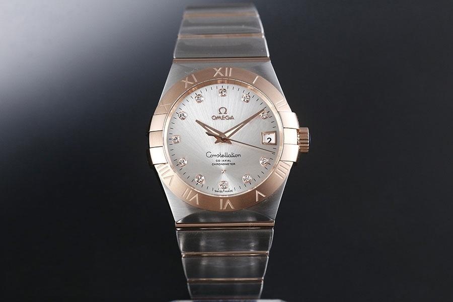VS Factory Omega Constellation 123.20.38.21.08.001 replika saat - 38 mm — 1. fotoğraf