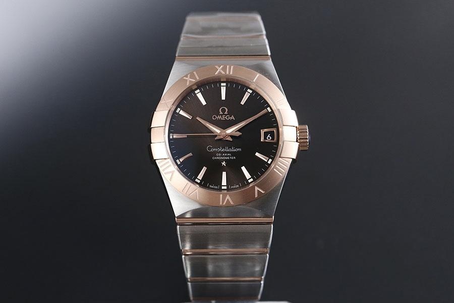 VS Factory Omega Constellation 123.20.38.21.08.001 replika saat - 38 mm — 1. fotoğraf