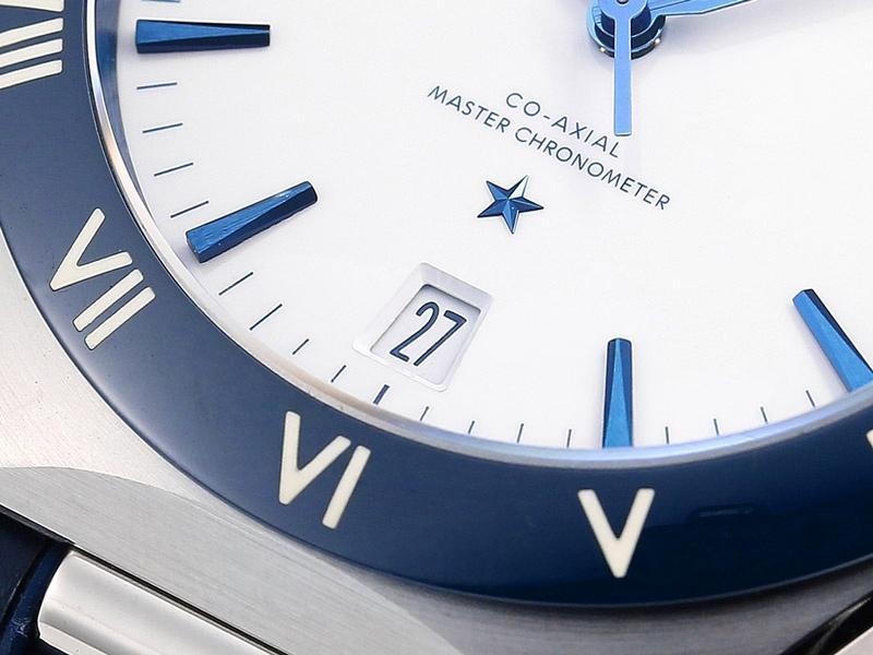 VS Factory Omega Constellation 5. Nesil Mavi Bezel Beyaz Kadran Replika Kol Saati - VS Saat — 4. fotoğraf