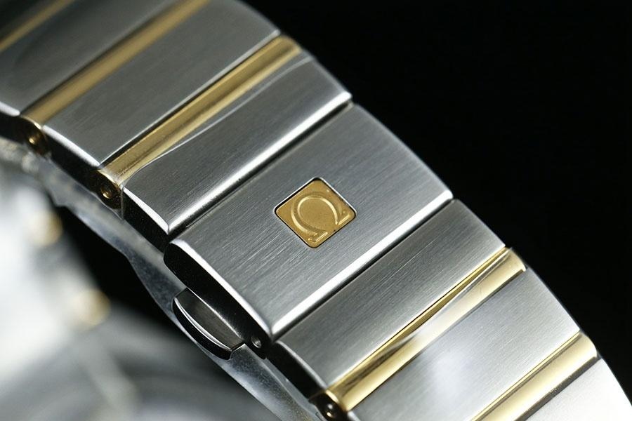 VS Factory Omega Constellation Serisi Baklava Desenli Şampanya Renkli Replika Saat - 123.20.38.21.08.002 — 11. fotoğraf