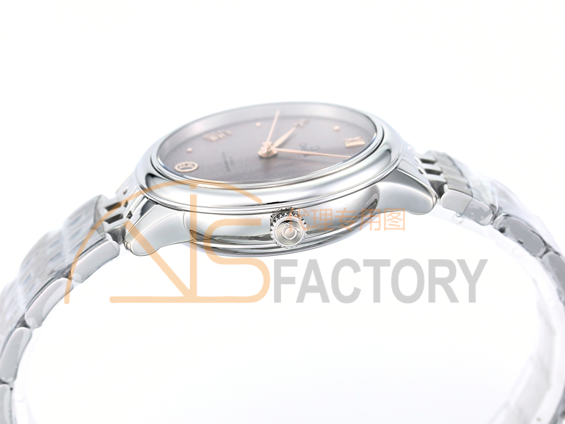 VS Factory Omega De Ville kadın pembe kadranlı replika kol saati - VS saat — 6. fotoğraf